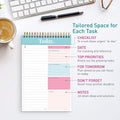 Sweetzer&Orange Daily & Weekly To Do List Notepad, 52 pages, Teal