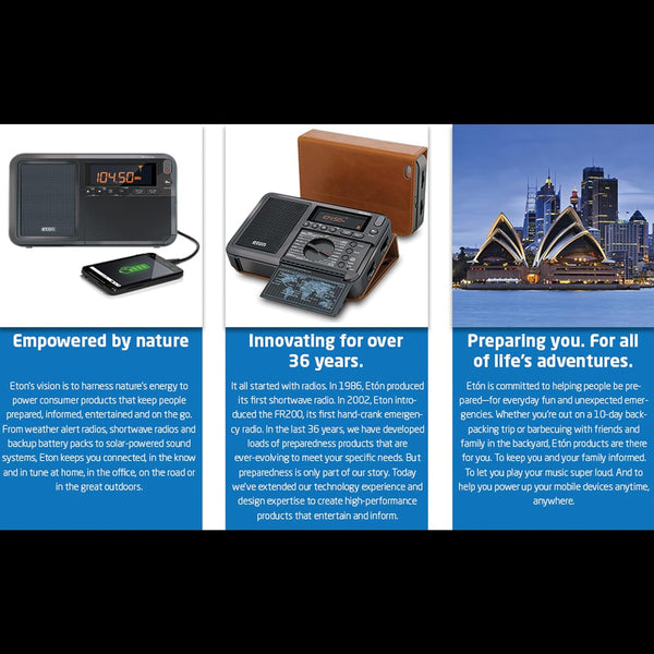 Eton Elite Traveler AM/FM, Longwave, Shortwave Radio with RDS, World Clock, 500 Stations, Dial Tuning, Alarm, Sleep Timer, Leather Case, Portable
