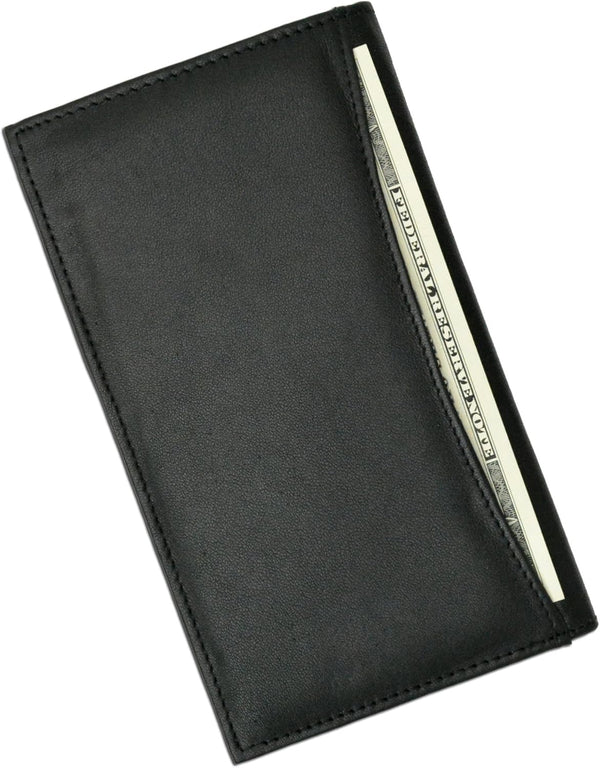 Marshal Bifold Leather RFID Blocking Wallet For Men & Women | Genuine Leather Holder With 19 Slots, 2 Bill Compartments & ID Window For