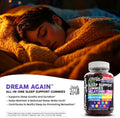 Clean Nutra Melatonin Gummies 10Mg | Sleep Aid Valerian Root L-Theanine Vitamin B6 C Lemon Balm Magnesium Hibiscus Beta Carotene Saffron &
