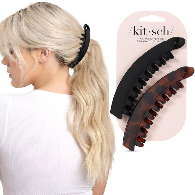 Kitsch Banana Hair Clips for Women, Cute & Stylish Banana Clip for All Hair Type