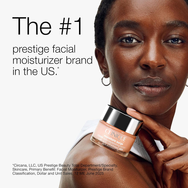 Clinique Moisture Surge 100H Auto-Replenishing Hydrator Oil Free Face Moisturizer | With Hyaluronic Acid, Aloe Bioferment and Vitamins C + E | For