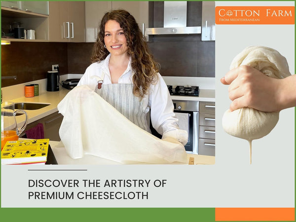Cotton Farm Grade 100 XL Cheese Cloth for Straining & Cooking; 18 Sq. Ft. (2x1 yards); 100% Unbleached Cotton Cheesecloth; Reusable with Finished