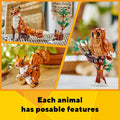 LEGO Creator 3 in 1 Forest Animals Red Fox Toys - Building Toys for Kids, Boys & Girls, Ages 9+ - W/ 3 Building Options into Fox, Owl, or Squirrel