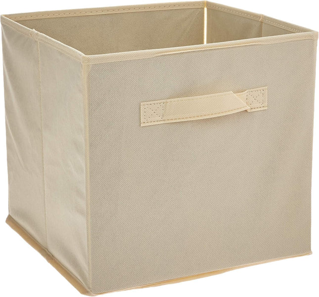 Home-Complete Storage Cubes - 8-Piece Collapsible Storage Bin Set for Shelves - 