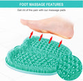 BESKAR XL Larger Shower Foot Scrubber Mat with Non-Slip Suction Cups | Cleans, Smooths, Exfoliates, Massages Your Feet Without Bending, Improve