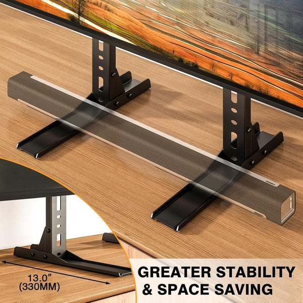 TAVR Universal Table Top TV Stand Base TV Legs for Most 22 32 37 40 42 47 50 55 65 LCD LED Plasma Flat Screen Tvs, Height Adjustable Leg TV