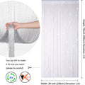 Hysenm 2 Pack 39 x 79 Inch Beaded Curtain String Door Curtains, Hippie Room Decor Closet Beaded Curtains for Doorway, Room Divider Privacy Decor,