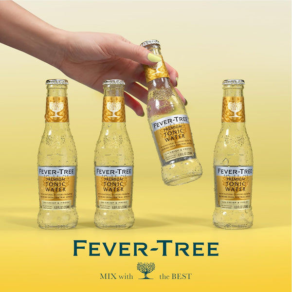 Fever-Tree Indian Tonic Water - Premium Quality Mixer - Refreshing Beverage for Cocktails & Mocktails. Naturally Sourced Ingredients, No