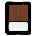 Black Radiance Pressed Powder, Pigment-Rich Matte Finish for Medium to Dark Skin Tones, Oil-Absorbing Compact with Mirror & Sponge - Warm Hazelnut