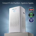 AIRDOCTOR AD5500 Smart App Air Purifier. Cleans Whole Home, XL Rooms Up to 4172 ft2. Removes Smoke, Dust, Pet Hair, Odors, Pollen. Hospital-Grade