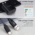Quick Charge 3.0 Wall Charger Fast Charging Block for Samsung Galaxy A17 5G 1-Pack Black
