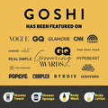 GOSHI Exfoliating Shower Sponge - Rip-Resistant, Rapid-Drying Exfoliating Bath Sponge for All Skin Types - Indigo Blue - Made in Japan |
