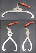 12 Inches (300MM) Log Carrier, Log Tongs, Log Lifting Hook, Timber's Tongs for Lifing Logs, Total Length 17.6 Inches