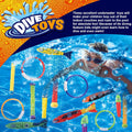 LITTLE FROGGY KidÃ¢ÂÂS Diving Set with 30 Pcs Diving Toy Kit Perfect for Pool, Beach, Water Parks, for Swimming Training & Water Games for Boys Aged