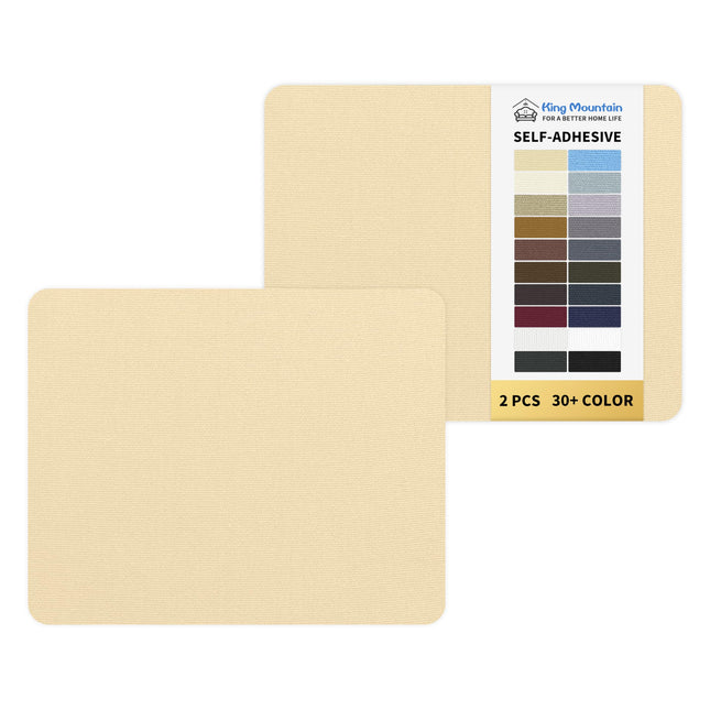KING MOUNTAIN Canvas Repair Patch 9 X11 Inch 2 Pcs Self-Adhesive Waterproof Fabric Patch for Sofas, Tents, Furniture,Tot