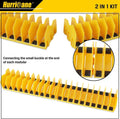 HURRICANE 2-Pack Plier Organizer Rack, 20-Slot Tool Box Organizer with Non-Slip Base, Extendable Drawer Storage for Pliers, Cutters & Hand Tools,