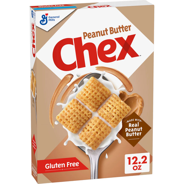 Peanut Butter Chex Cereal, Gluten Free,12.2 oz 12.2 Ounce (Pack of 1)