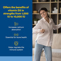 Natural Factors, Vitamin D3 5000 IU (125 Mcg), Supports Strong Bones, Muscles and Immune Function, 360 Softgels