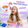 URMYWO Fun Foil Art Craft Supplies Kits, Princess Arts and Crafts for Kids Ages 4-8, No Mess DIY Creative Activity Sticker & Coloring Books,