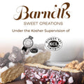 Barnetts Gift Basket, 12 Chocolate Covered Cookies Gourmet Candy Box Baskets for Dad, Men, Husband, Father, Grandfather, Son, Brother, Prime Food