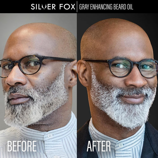 Godefroy Silver Fox | Natural Beard Oil for Gray Hair for Shine and Brightness