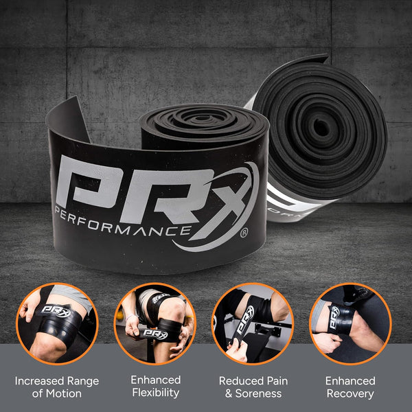 Prx Performance Muscle Compression Floss Band - Recovery & Mobility Enhancement, Gym Ready Compression Band, Improved Circulation, Reduced