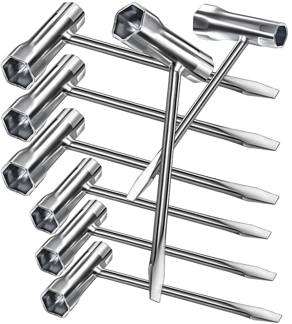6 Pack Chainsaw Screwdriver Wrench Set, 13 by 19 mm, Long and Short Size, Alloy Steel 6Pack