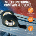 Better Boat Wire Harness Tape 5-Pack (250ft) - Cloth Electrical Tape Automotive & Marine Grade, Noise Dampening Wire Loom, Heat Resistant to 250F,