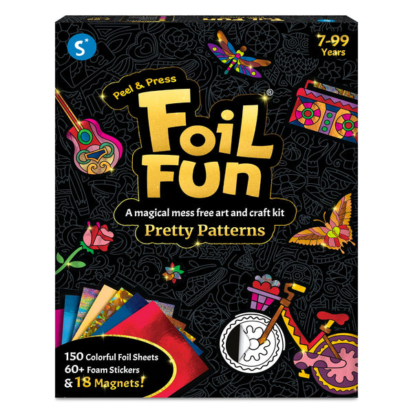 Skillmatics Foil Fun Pretty Patterns, Foil Art, Gift for Tweens & Adults 5. Pretty Patterns
