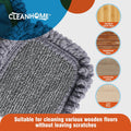 Twisted Microfiber Mop Replacement Mop Pads (Fit CLEANHOME Dust Mop : B0CYGYR9HR)