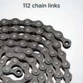 Schwinn Chain, Steel Replacement Chain, 112 Links, Fits Derailleur & Non-Derailleur Bikes, Single & Multi-Speed Bikes 1/2 inch x 1/8 inch Single Speed