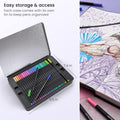 ARTEZA Inkonic Fineliners Pens, Set of 72, 0.4 mm Fine Tip Markers, Water-Based Art Pens for Drawing, Sketching, Journaling, Calligraphy 1 Count