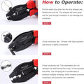 Spark Plug Wire Crimper, Newdeli Crimping Pliers for Spark Plug Stripping Tool, ND-2048 for Crimping and Stripping Spark Plug Wire, Dia