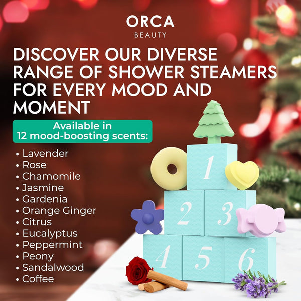 Shower Steamers Aromatherapy - Relaxation Gifts for Women, Shower Bombs, Unique Spa Gifts Shower Tablets, Stocking Stuffers for Women & Men