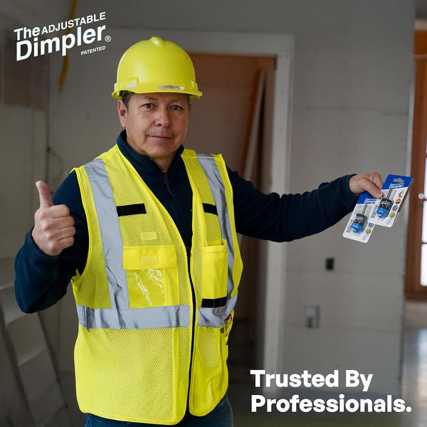 Adjustable DIMPLER ® Drywall Bit | Perfect for Converting Electric and Impact Drills into a Drywall & Deck Screw Gun | Holds the Screw with a Poweful Magnet