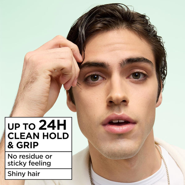 Garnier Fructis Pure Clean Styling Hair Gel, Extra Strong Hold for Up to 24HRs, Non-Flaking, Non-Sticky Formula with Aloe Extract, Made for All