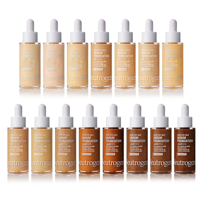 Neutrogena Healthy Skin Sensitive Skin Serum Foundation with Pro-Vitamin B5, Col