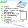 Apache Laminating Pouches 5 mil, for 8.5 x 11 inch Letter Size Paper 9 x 11.5 inch Sheets, 100 Pack LETTER 5mil 100 Pack