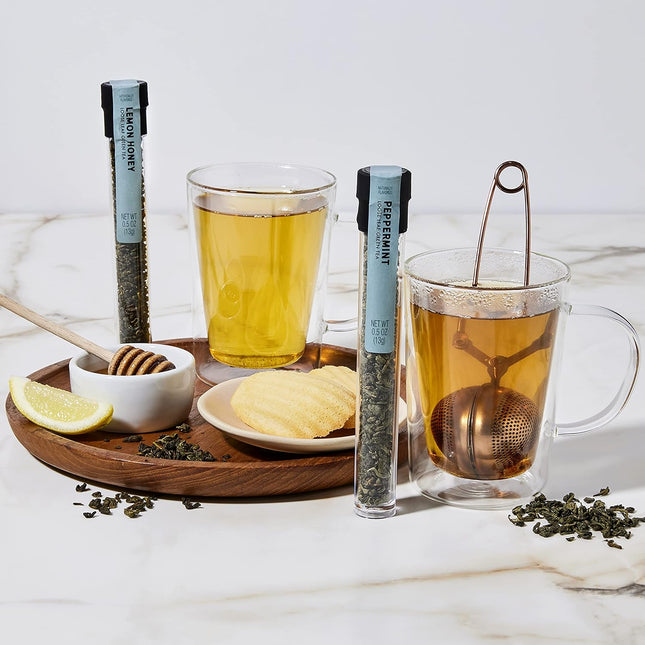 Thoughtfully Gourmet, Tea Therapy Infusion Gift Set, 7 Unique Flavors and Reusab