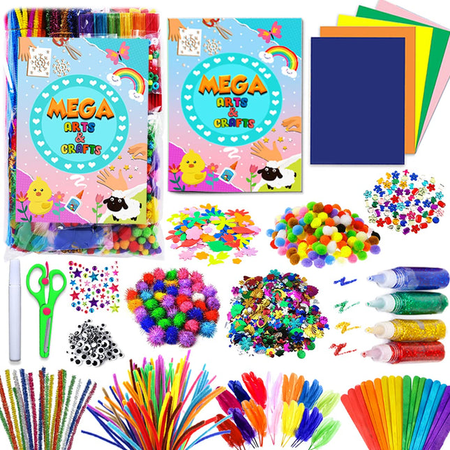 Goodyking Arts and Crafts Supplies for Kids - All in One Kid Crafts Toddler Acti