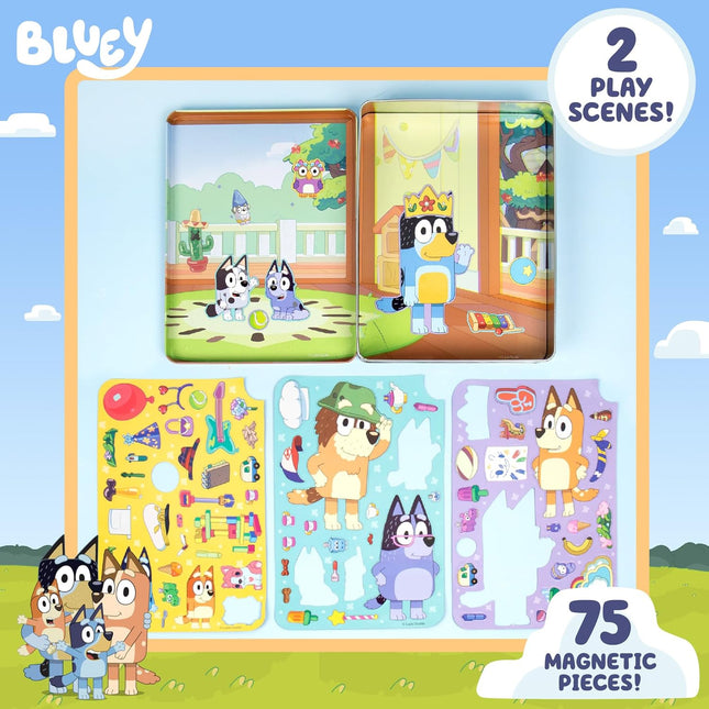 Bluey Magnetic Playset, Magnet Activity Toys, Great Birthday Parties, at-Home Activities, or Screen-Free Fun, Perfect Tr