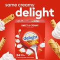 International Delight Coffee Creamer Singles, Sweet & Creamy, Shelf Stable Flavored Creamer, 24 Ct, 16 FL Oz, Pre-Portioned Creamers Sweet &