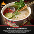 PhoLicious Instant Beef Pho, Authentic Vietnamese Rice Noodle Soup Kit with Spices & Broth Mix, Ramen Noodles Alternative, Quick Microwave Meal -
