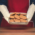 Nouvelle Legende Quilted Cotton Terry Oven Mitts for Baking, BBQ, and Cooking Protection, Heat-Resistant Gloves for Kitchen and Grill, Comfortable