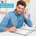 Dunwell Daily Planner 2026, 8.5x11 Appointment Book, 15-Min Hourly Schedule, Jan to Dec 2026, Large Planner with Colorful Tabs, Premium Paper