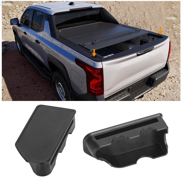 Bed Rail Stake Pocket Covers for GMC Sierra 1500/Chevy Silverado 1500 2019-2024 & Silverado/Sierra 2500/3500HD 2020 2021 2022 2023 2024 2025 Rear