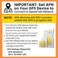 SpeedTalk Mobile GPS Tracker SIM Card Starter Kit | 3 in 1 Universal Simcard: Standard, Micro, Nano for Kids Senior Pet Car Fitness Activity 5G 4G