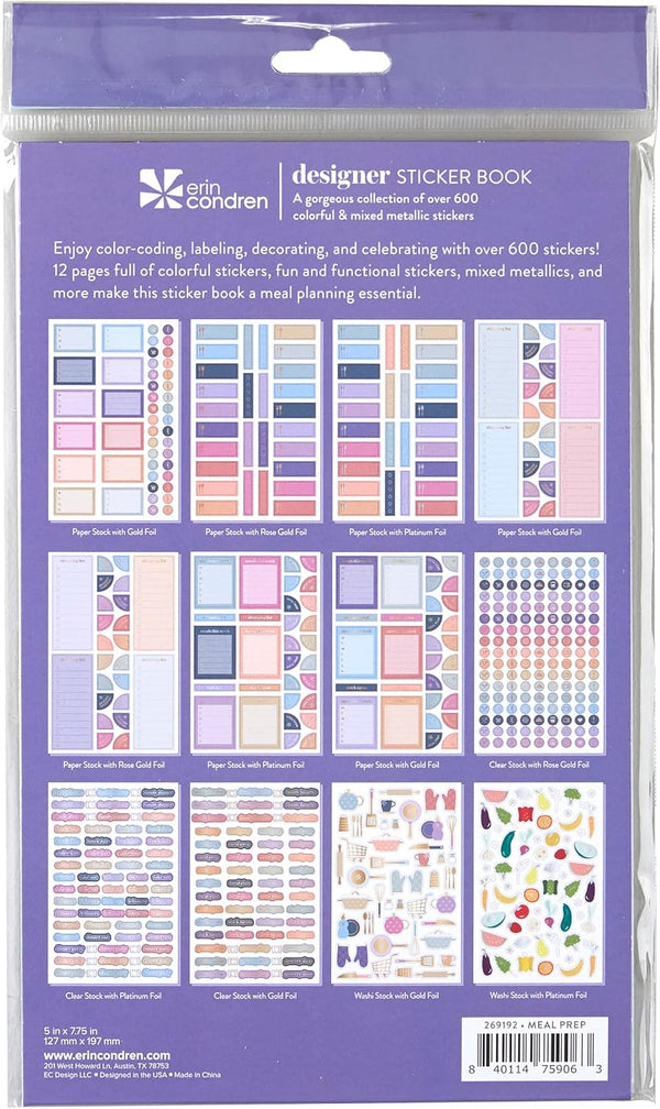 Functional Sticker Book - Meal Prep