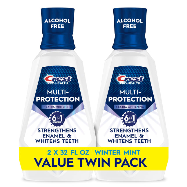 Crest Pro-Health Advanced Mouthwash, Alcohol Free, Extra Whitening, Energizing M